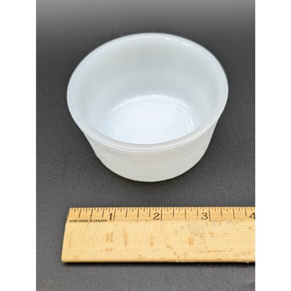 Vintage 1950's GlasBake Milk Glass Ramekin Cups or Custard Dishes Set of 3 - Picture 6 of 6